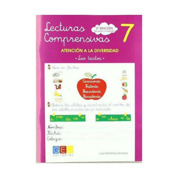 Lecturas comprensivas  7 leo texto