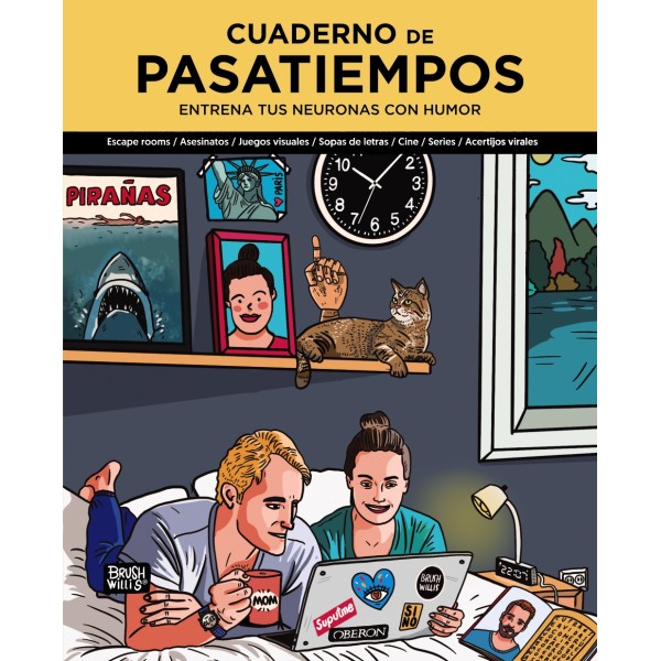 Cuaderno de pasatiempos. Entrena tus neuronas con humor