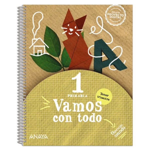 Vamos con todo 1. Tercer trimestre. CuadrÃ­cula. 1Âº EducaciÃ³n Primaria. Libro del Alumno. AndalucÃ