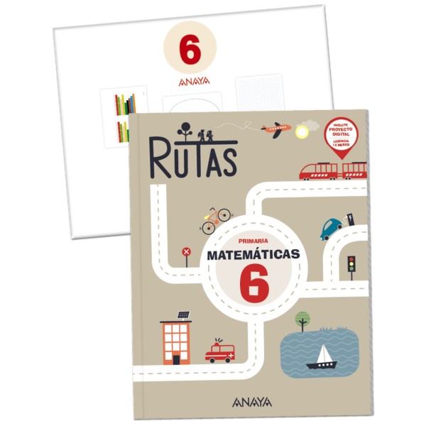 Matemáticas 6. RUTAS. (Incluye material manipulativo). 6º Educación Primaria. Libro del Alumno. A