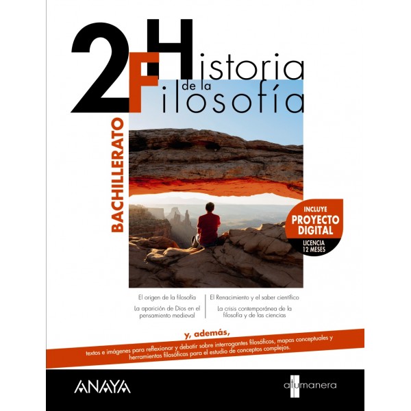 Historia de la Filosofía 2. 2º Bachillerato. Libro del Alumno. TODAS LAS AUTONOMIAS