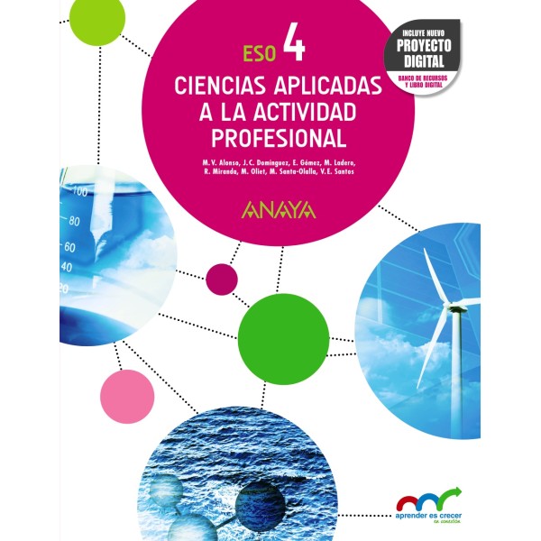 Ciencias Aplicadas a la Actividad Profesional 4. NUEVO PROYECTO DIGITAL. 4º Educación Secundaria O