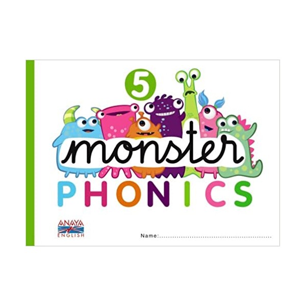 Monster Phonics 5. 3 Años Educación Infantil. Libro del Alumno. TODAS LAS AUTONOMIAS