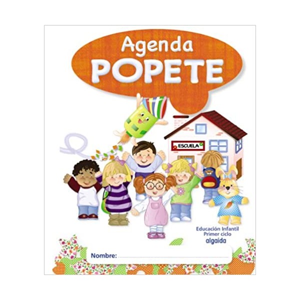 Libro-Agenda Diario Popete. 1º Ciclo Educación Infantil. 0-2 Años Educación Infantil. Agenda del