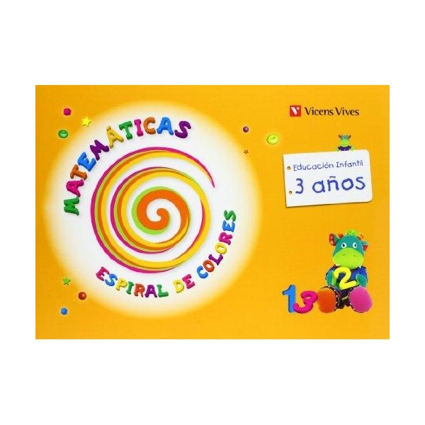 Espiral De Colores Matematicas P-3 Infantil 3 años