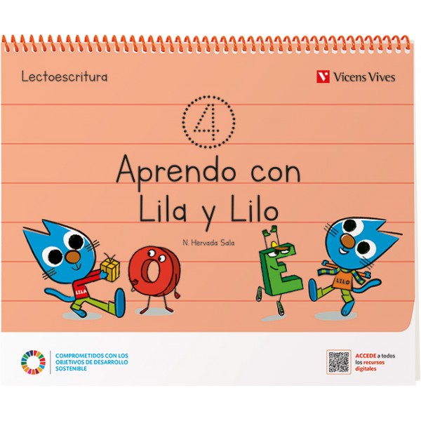 APRENDO CON LILA Y LILO CUADERNO 4