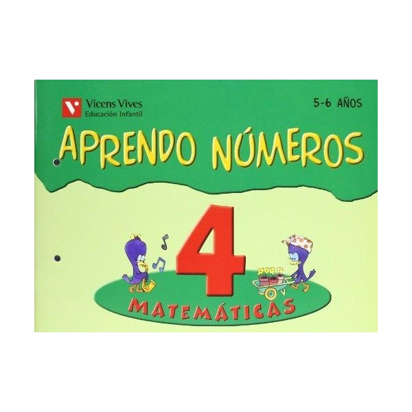 Aprendo Numeros Cuaderno 4 (5-6 Años) Infantil 5 años