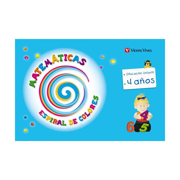 Espiral De Colores Matematicas P-4 Infantil 4 años