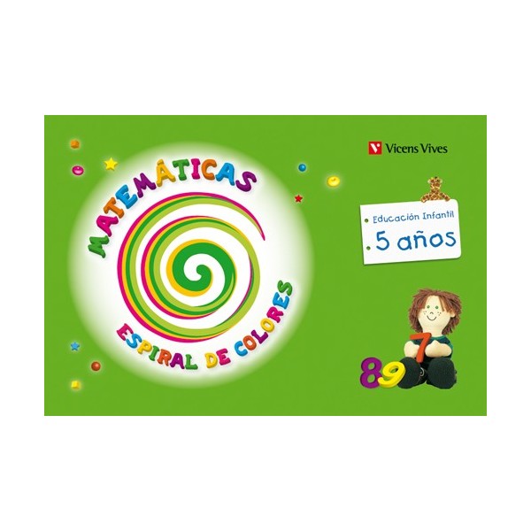 Espiral De Colores Matematicas P-5 Infantil 5 años