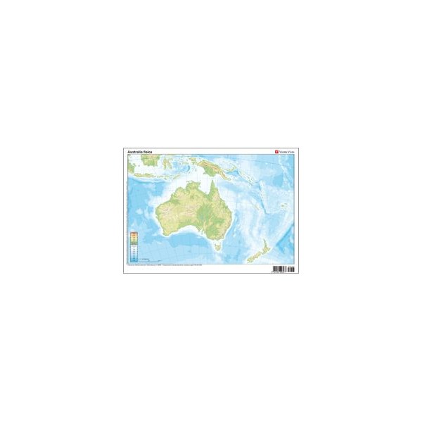 Mapa mudo fo australasia oceania f p50