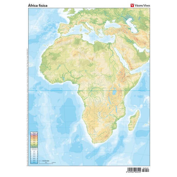 Mapa mudo fo africa f p50