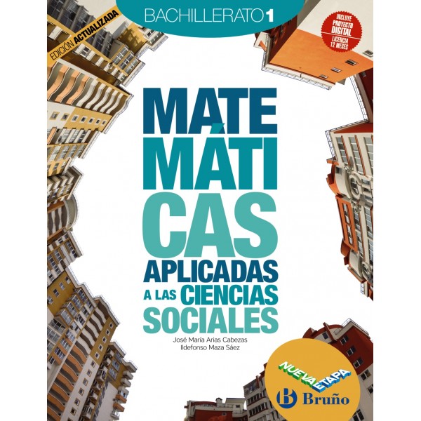 Matemáticas Aplicadas a las Ciencias Sociales 1 Bachillerato Nueva etapa Bruño Edición Actualizad