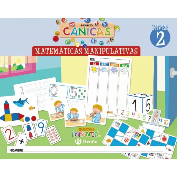 Matemáticas Proyecto Canicas 4 años. 4 Años Educación Infantil. Cuaderno del Alumno. Andalucía,