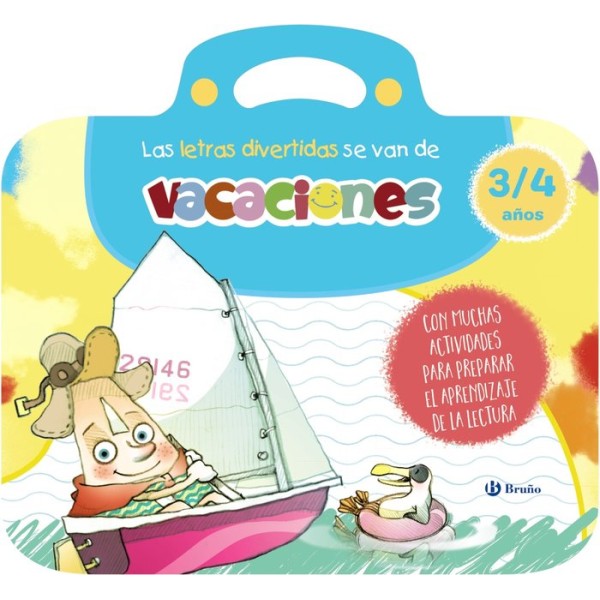 Las letras divertidas se van de vacaciones. 3-4 años