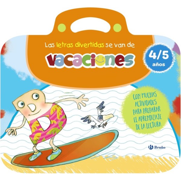 Las letras divertidas se van de vacaciones. 4-5 años