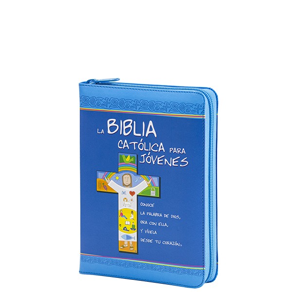 Biblia catolica para jovenes cremallera