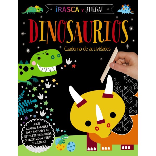 Rasca y Juega. Dinosaurios - Cuaderno de actividades