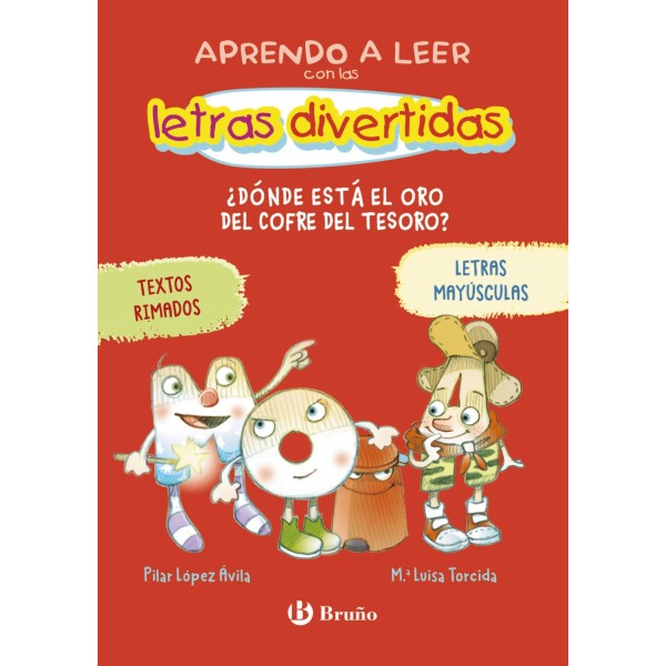 Aprendo a leer con las letras divertidas, 1. ¿Dónde está el oro del cofre del tesoro?