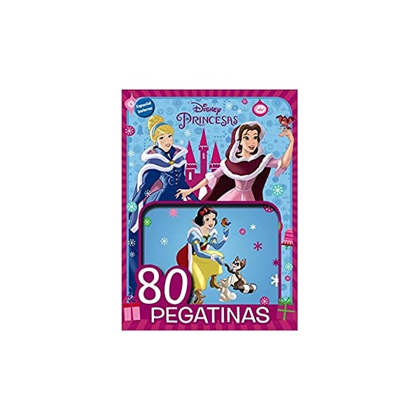 Princesas Disney-especial invierno. 80 Pegatinas Disney