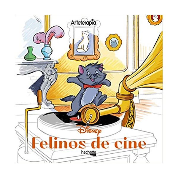 Arteterapia. Los cuadrados de Disney. Felinos de cine