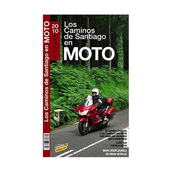 Los caminos de santiago en moto guia+map