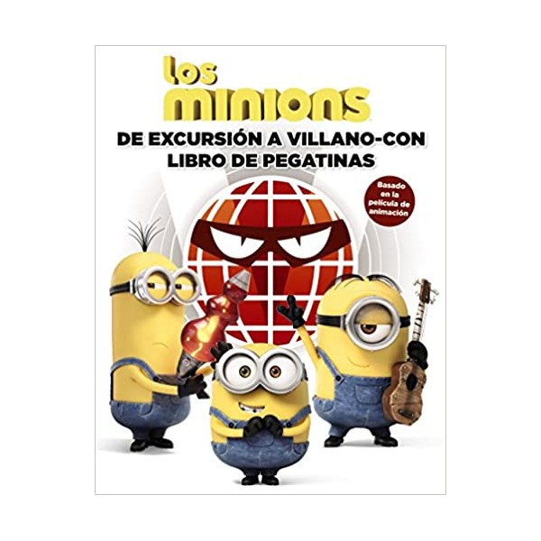 Minions de excursion a villano-pegatinas