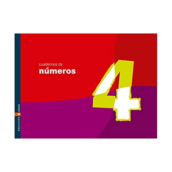 Cuaderno 4 de números (Infantil)