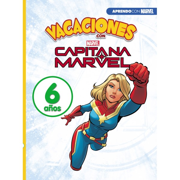 Vacaciones con Capitana Marvel. 6 años (Aprendo con Marvel)