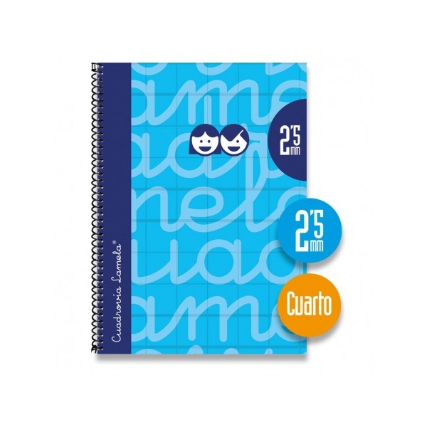 Cuaderno tapa blanda Cuadrovia cuarto 40 h. 2,5 mm