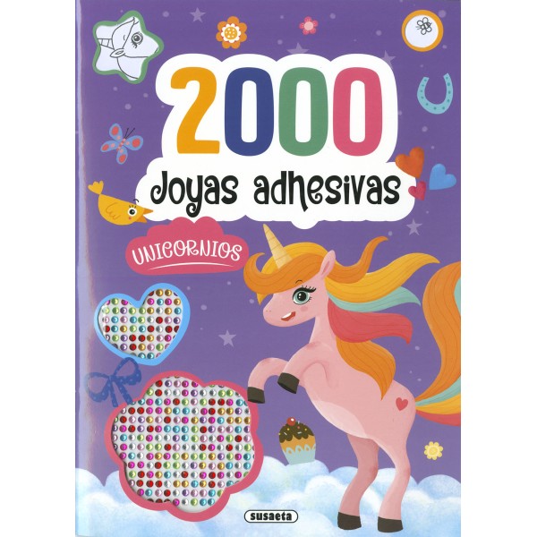 2000 Joyas adhesivas Unicornios