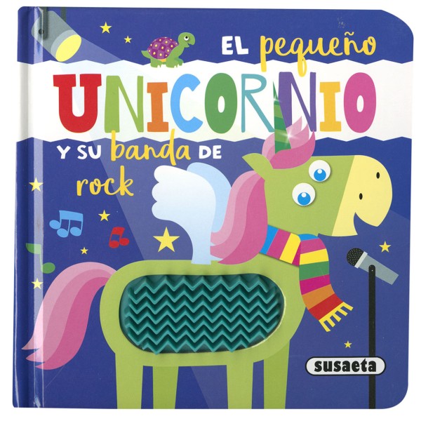 El pequeño unicornio y su banda de rock