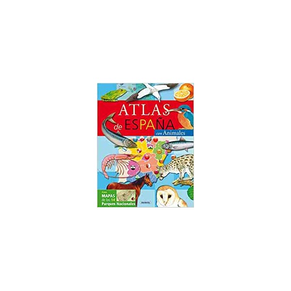 Atlas de España con animales