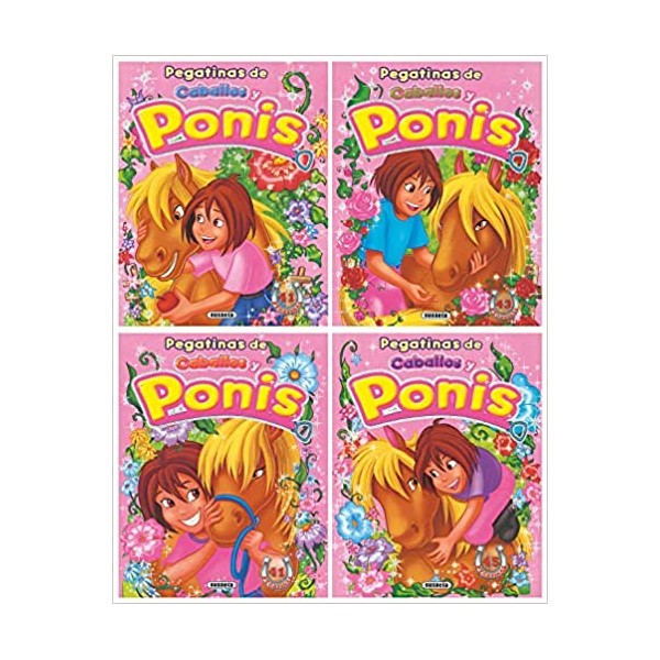 Pegatinas de caballos y ponis (4 títulos)