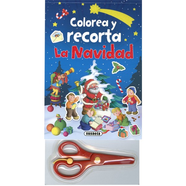 Colorea y recorta la Navidad