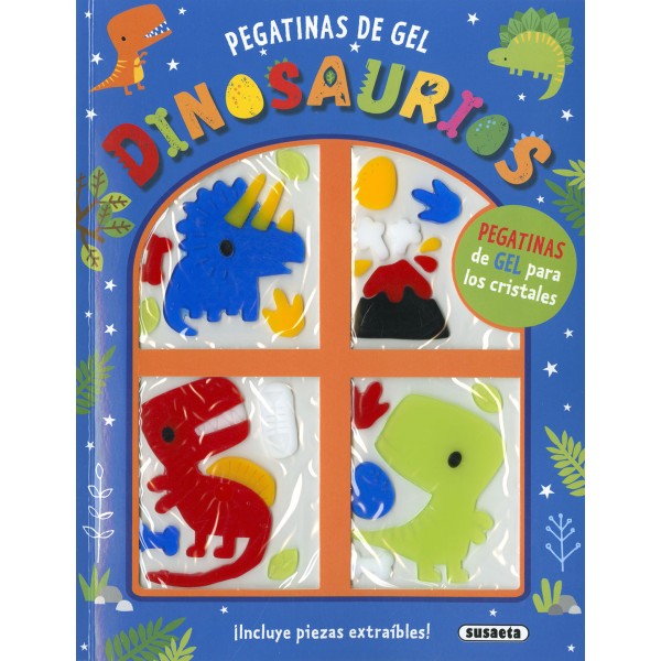 Dinosaurios - Pegatinas de gel