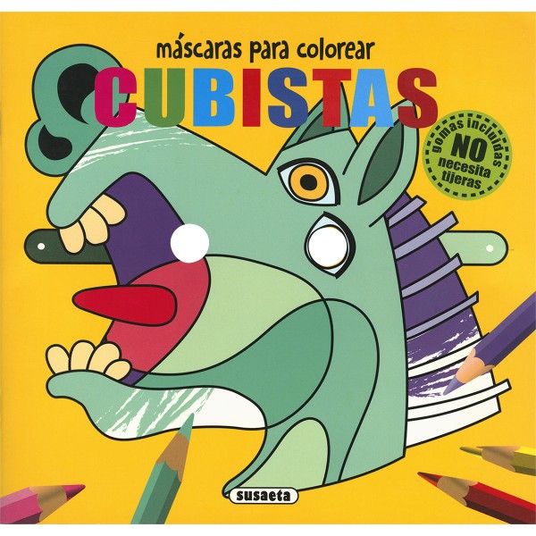 Máscaras para colorear - Cubistas