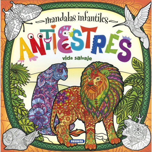 Mandalas infantiles antiestrés. Vida salvaje