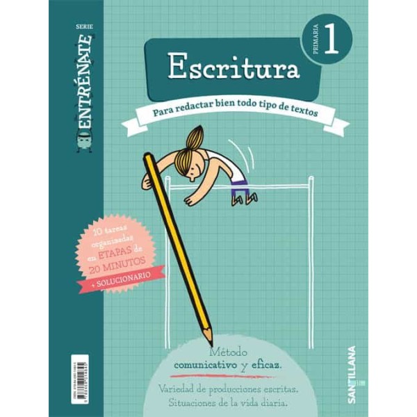 CUADERNO ESCRITURA SERIE ENTRENATE 1 PRIMARIA