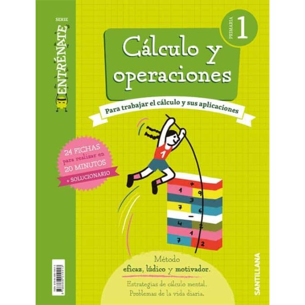 CUADERNO CALCULO SERIE ENTRENATE 1 PRIMARIA