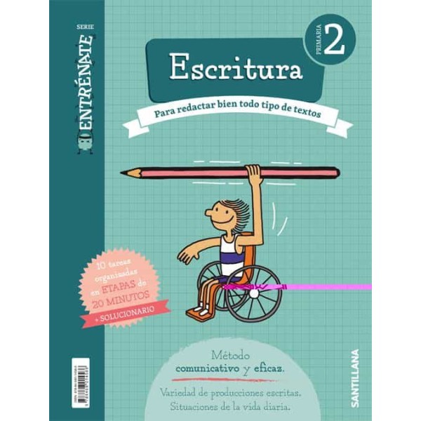 CUADERNO ESCRITURA SERIE ENTRENATE 2 PRIMARIA