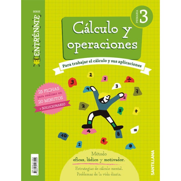 CUADERNO CALCULO SERIE ENTRENATE 3 PRIMARIA