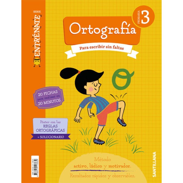 CUADERNO ORTOGRAFIA SERIE ENTRENATE 3 PRIMARIA