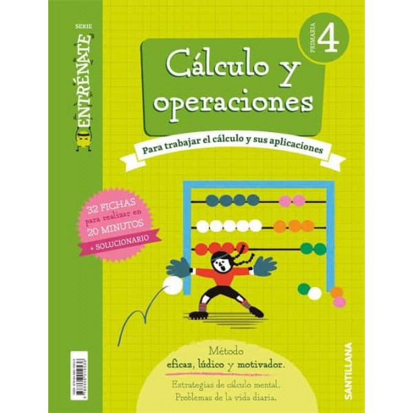 CUADERNO CALCULO SERIE ENTRENATE 4 PRIMARIA