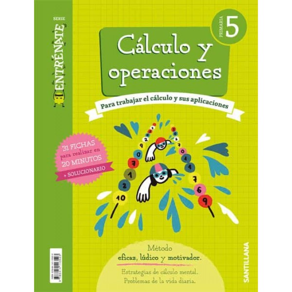 CUADERNO CALCULO SERIE ENTRENATE 5 PRIMARIA