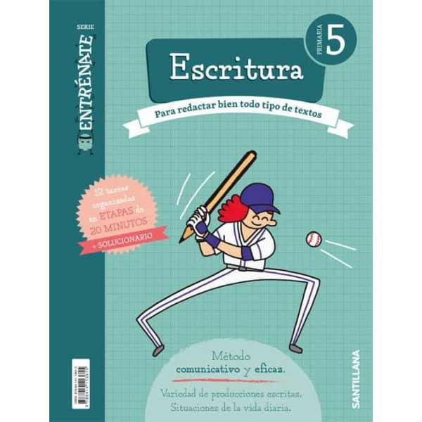 CUADERNO ESCRITURA SERIE ENTRENATE 5 PRIMARIA