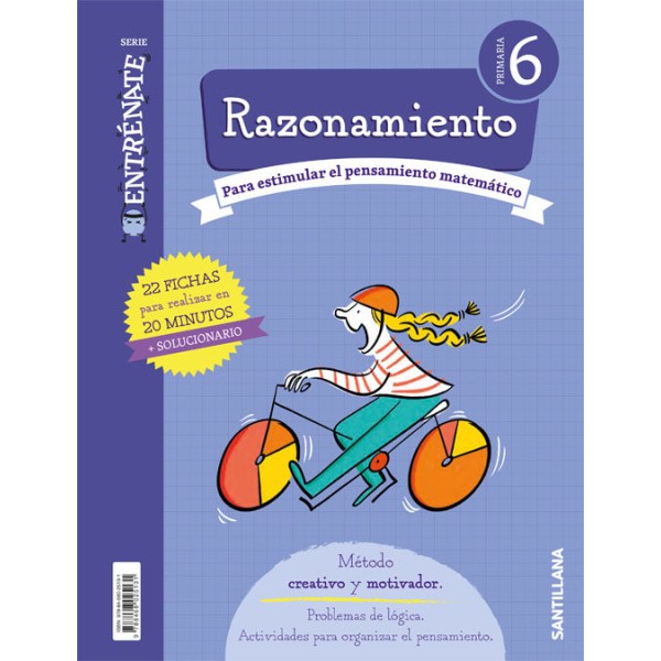 CUADERNO RAZONAMIENTO SERIE ENTRENATE 6 PRIMARIA