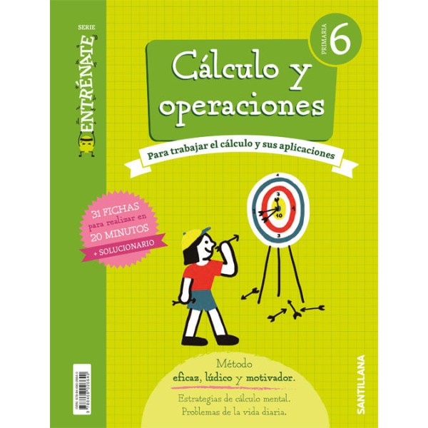 CUADERNO CALCULO SERIE ENTRENATE 6 PRIMARIA