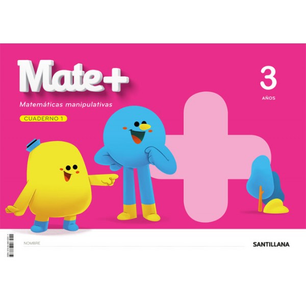 MATE + MATEMATICAS MANIPULATIVAS 3 AÑOS