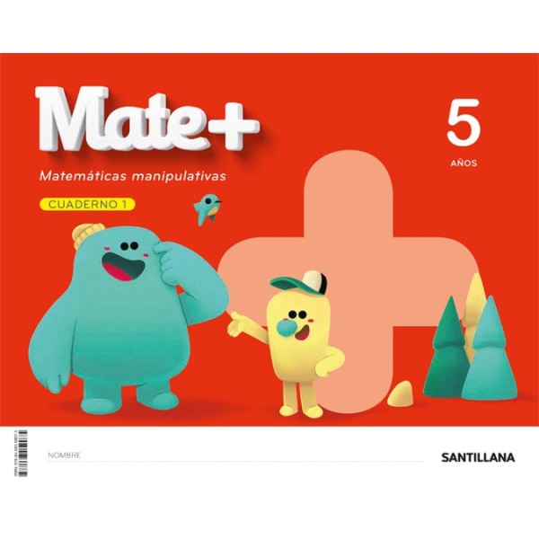 MATE+ MATEMATICAS MANIPULATIVAS 5 AÑOS