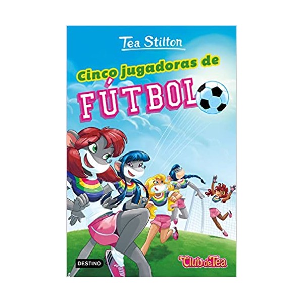 Cinco jugadoras de fútbol